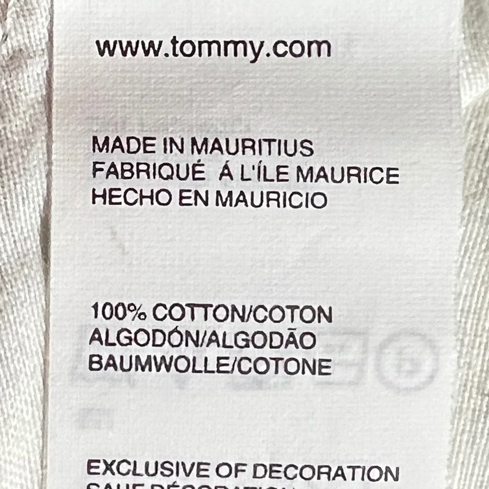 Tommy Hilfiger Mens Green Cotton Cargo Shorts Size 42 Utility Multi Pocket‎